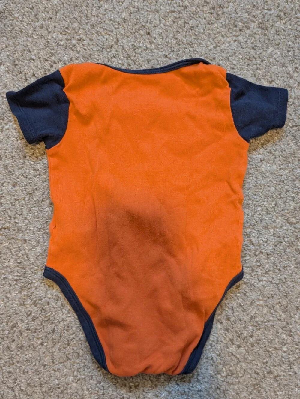 NFL Orange and Navy 'Newest Bears Fan' Kids One-Piece